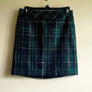 COPY - Loft Petites Black Plaid Pencil Skirt